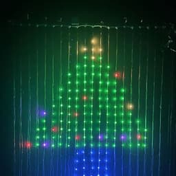 image-Source Wholesale APP Control Programming Symphony Curtain Light Bluetooth Point Control Flowing Light Curtain Intelligent Subtitle Curtain Light