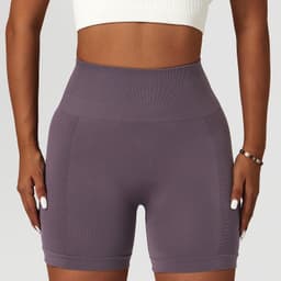 image-Yoga Shorts - Summer Running Tights, Breathable High Waist, Versatile Sports Pants, Far Mountain Ash