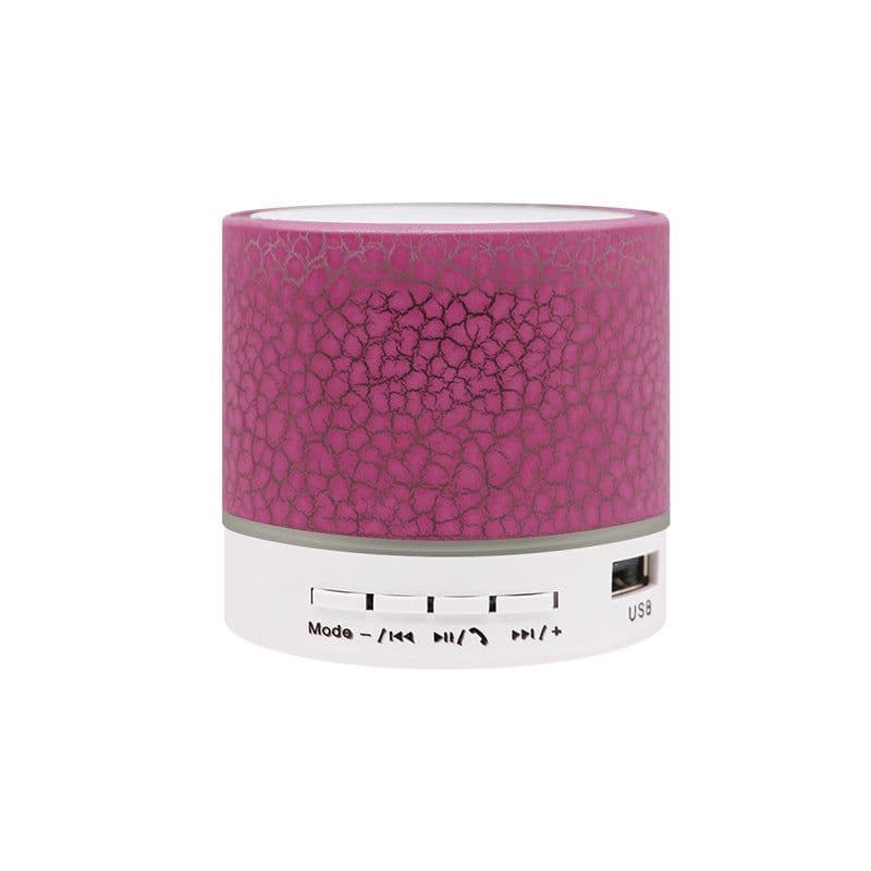 image-Mini Bluetooth Speaker - Portable LED Wireless Subwoofer Gift - Yellow 58*53mm