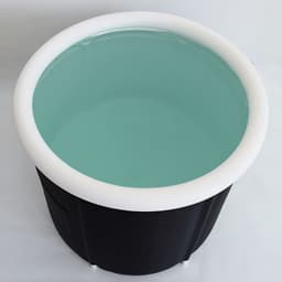 image-Black Folding Bath Barrel 75x75cm Adult