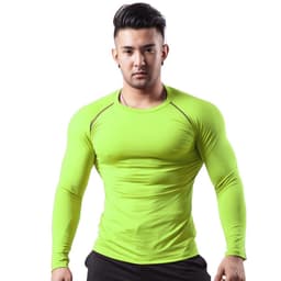 image-Si Ge Tu Fitness Long Sleeve - Gray 3XL Quick Dry