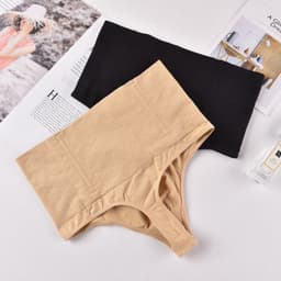 image-Slimming Butt Lifter Pants Women Seamless Underwear Black XXXL