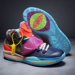 image-7th Generation Basketball Shoes - White Black Size 34