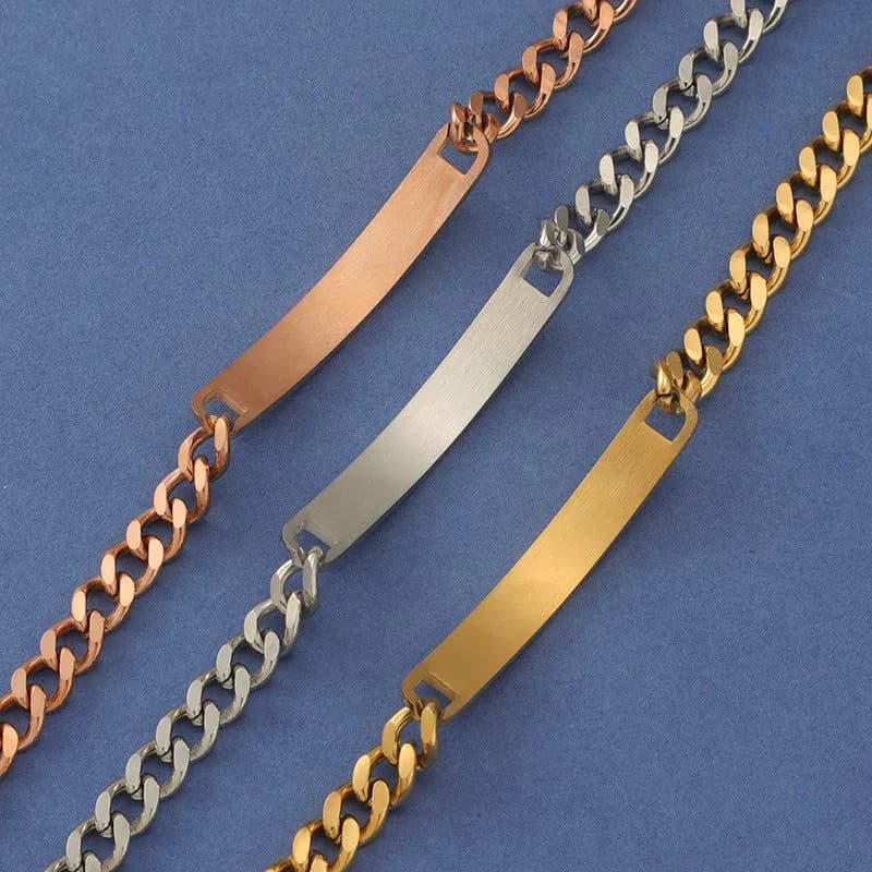 image-RUMNVNTY Stainless Steel Couple Bracelet
