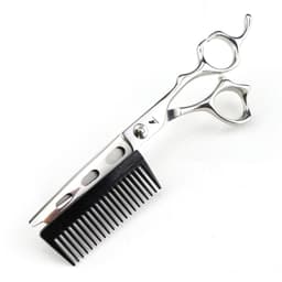 image-6.0" Hairdressing Scissors - Flat Comb Style