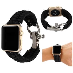 image-Apple Watch 7 Nylon Braided Strap - Camouflage Black