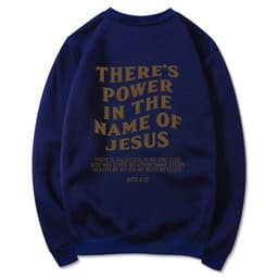 image-Spring and Autumn Solid Color Polyester Round Neck Printed Women's Fleece Jacket Men's and Women's Loose Pullover Tops