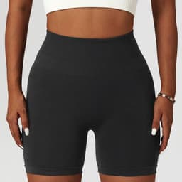 image-Yoga Shorts - Summer Running Tights, Breathable High Waist, Versatile Sports Pants, Far Mountain Ash