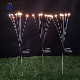 image-Solar LED Firefly Ground Light - Garden Lawn Decor
