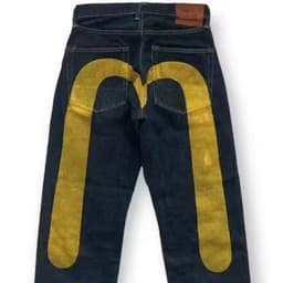 image-European and American hip-hop American style first year classic niche ins print men and women loose trendy trousers cool jeans