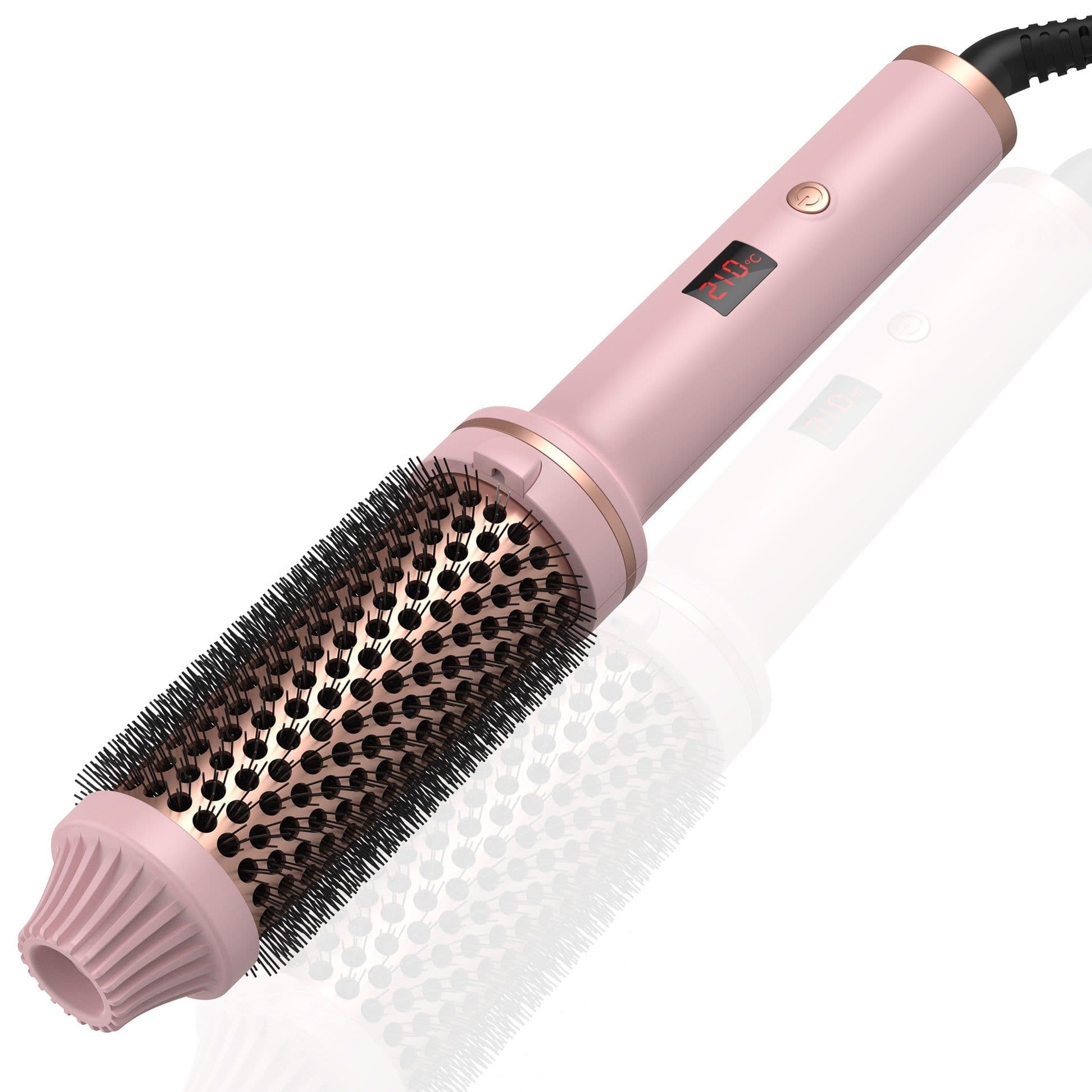 image-New cross-border perm curling iron hair straightener electric plywood straight curling dual-purpose large curling inner bangs perm iron straight