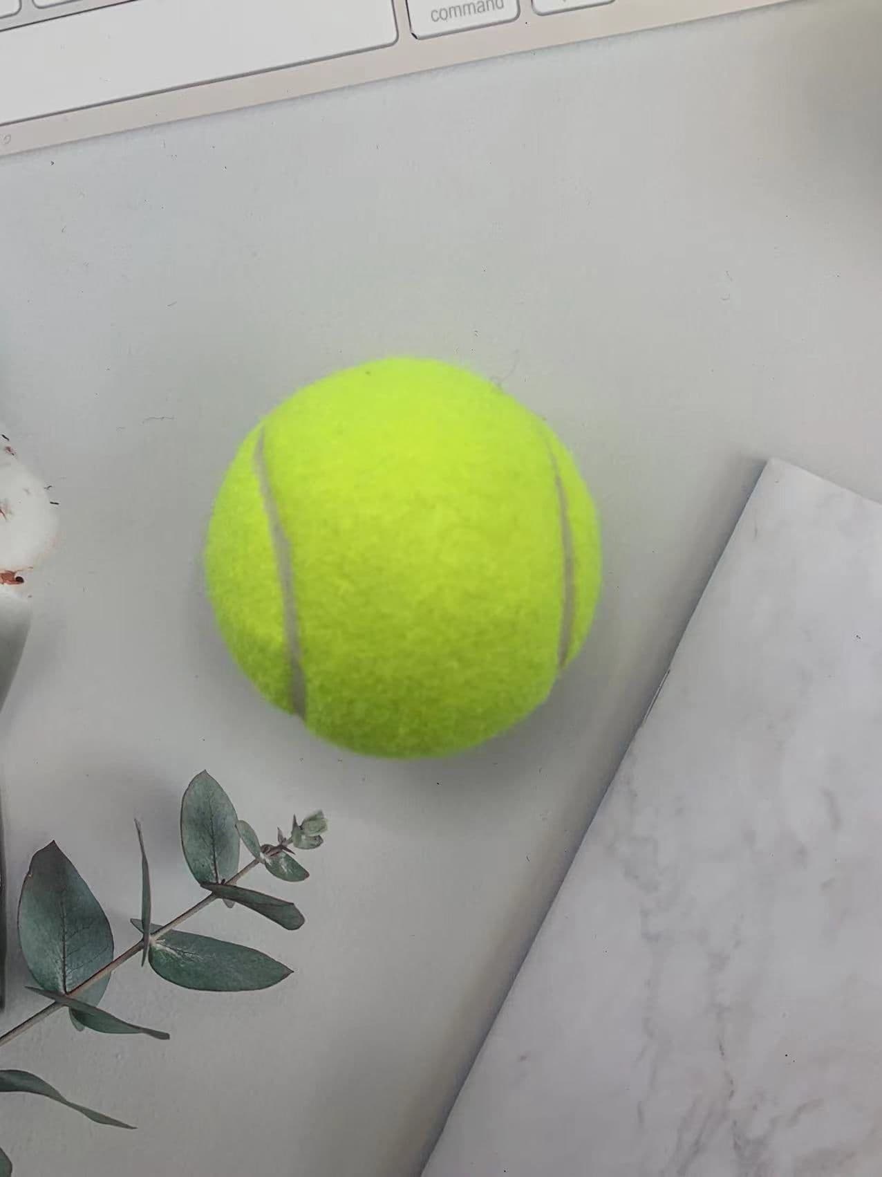 image-Elementary training tennis beginners high elasticity resistant tennis 1.3 meters elastic training tennis competition training