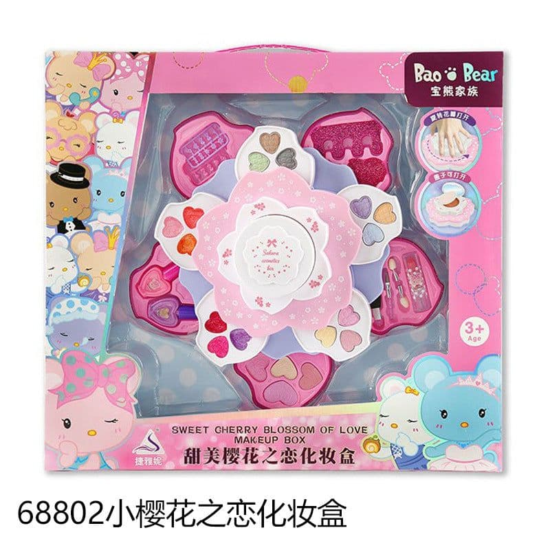 image-Kids Makeup Toy Suitcase - Princess Makeup Set for Girls 7-14 Years Old - Birthday Gift