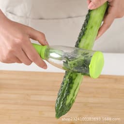 image-Melon Peeler - Red Stainless Steel