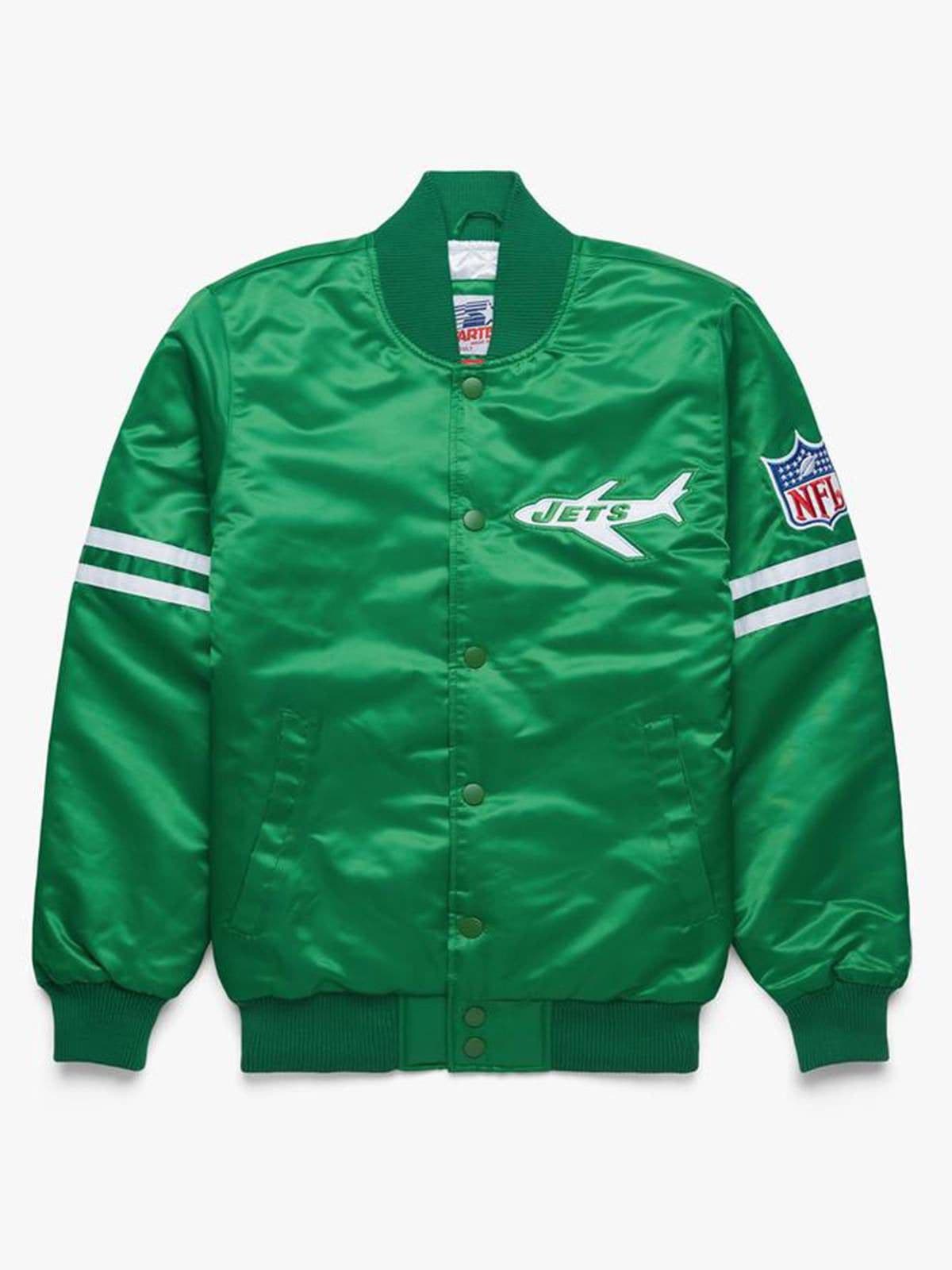 image-NFL Team Jacket - 3D Rugby Stand Collar, 5XL, Slim-type, 90% Polyester