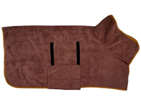 image-QK Dog Bath Towel - Brown Fiber Absorbent