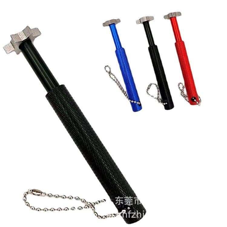 image-Supply aluminum alloy golf head ditch cleaner golf club ditch cleaning tool metal ball head cleaner