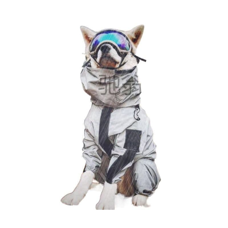 image-fyt Pet Big Dog Reflective Raincoat - M