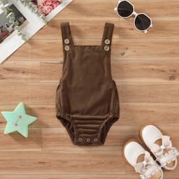 image-Bamboo Fiber Romper - Pink Sleeveless 100cm
