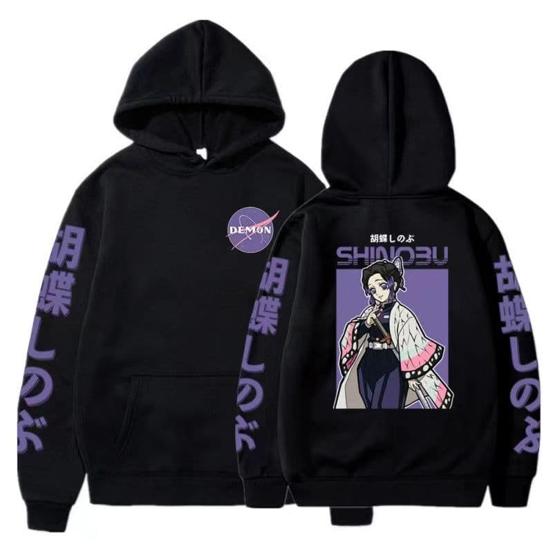 image-Men's & Women's Anime Hooded Hoodie - Large Size