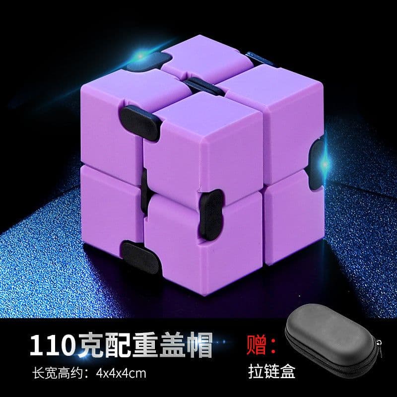 image-Yijie Metal Rubik's Cube - 155g Alloy Flip Toy, Golden Cap, Multi-Cap