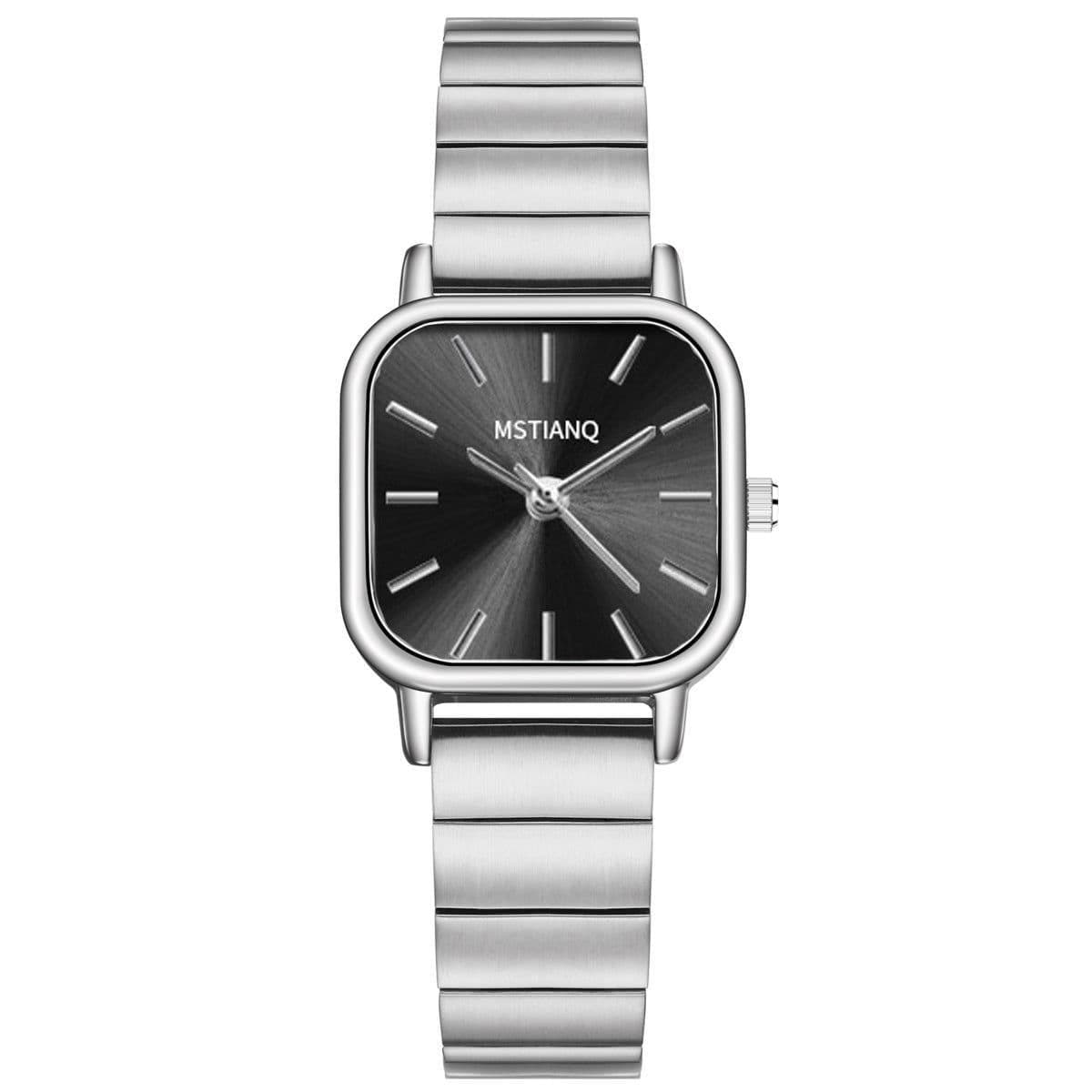 image-Women's Fashion Watch - Versatile Steel Belt Quartz Simple Design