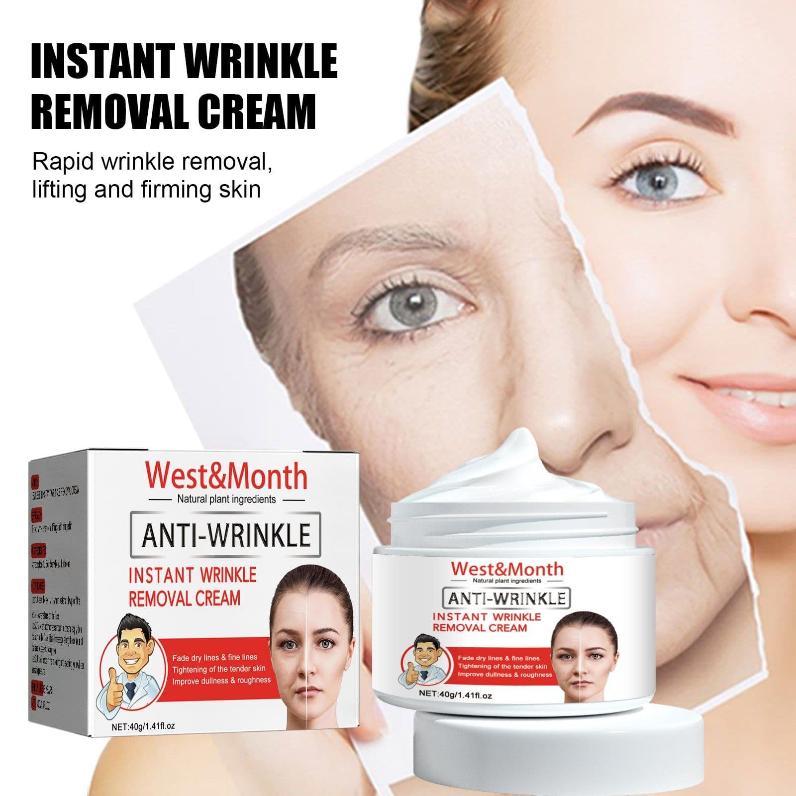 image-West&Month Anti-Wrinkle Cream - Firms Fine Lines