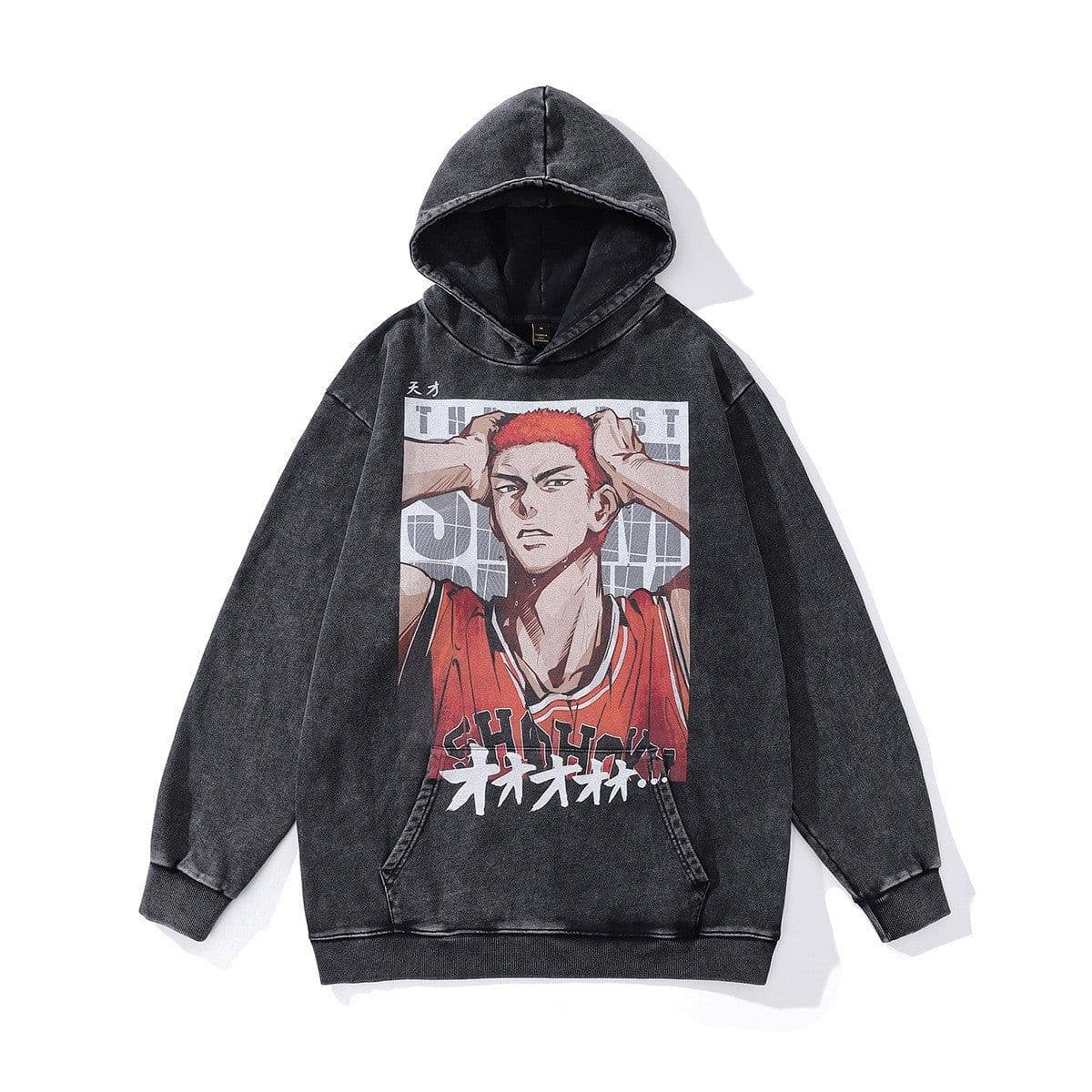image-Cotton Fleece Hoodie - Kangaroo Pocket Loose Fit XXL