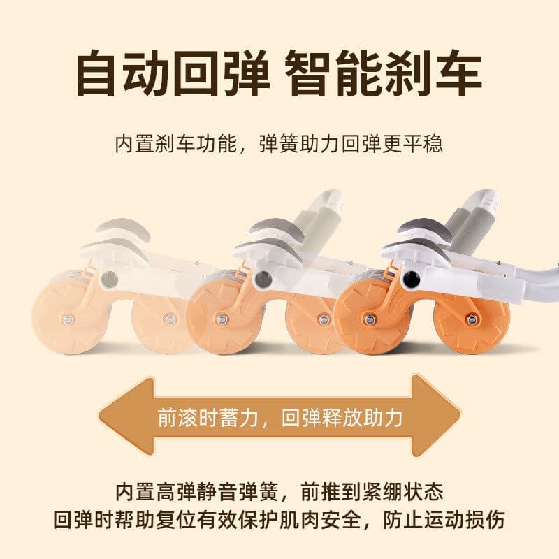 image-Best Ab Wheel Exerciser - Orange, 460 Model, Fitness Equipment