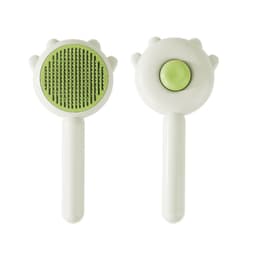 image-Pet Self-Cleaning Comb, Dog Brush, Needle Comb - ABS+Stainless Steel