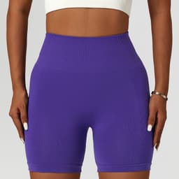 image-Yoga Shorts - Summer Running Tights, Breathable High Waist, Versatile Sports Pants, Far Mountain Ash