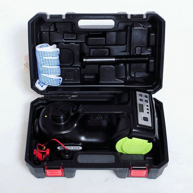 image-Xinyoulu 12V Electric Hydraulic Jack 5T Digital Display Vehicle Tool 53cm Lift