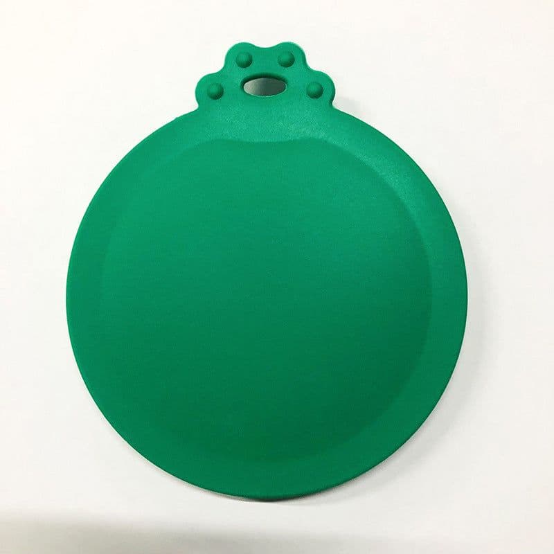 image-Silicone Pet Food Can Lid - Orange