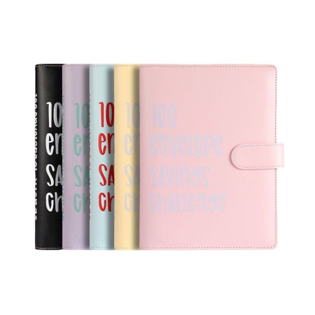 image-100 Days Saving Money Notebook - A5 Pink