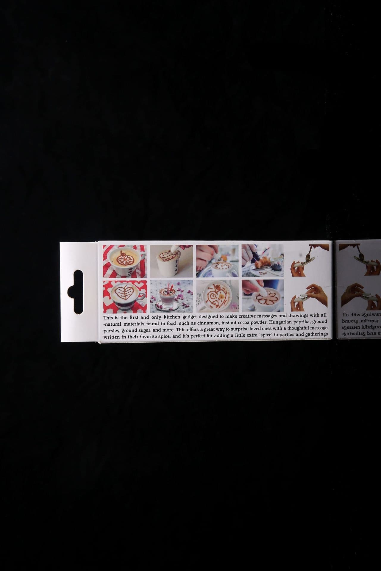 image-DIY Coffee Flavored Carving Pen for Cake Baking Bird Design (69 characters)