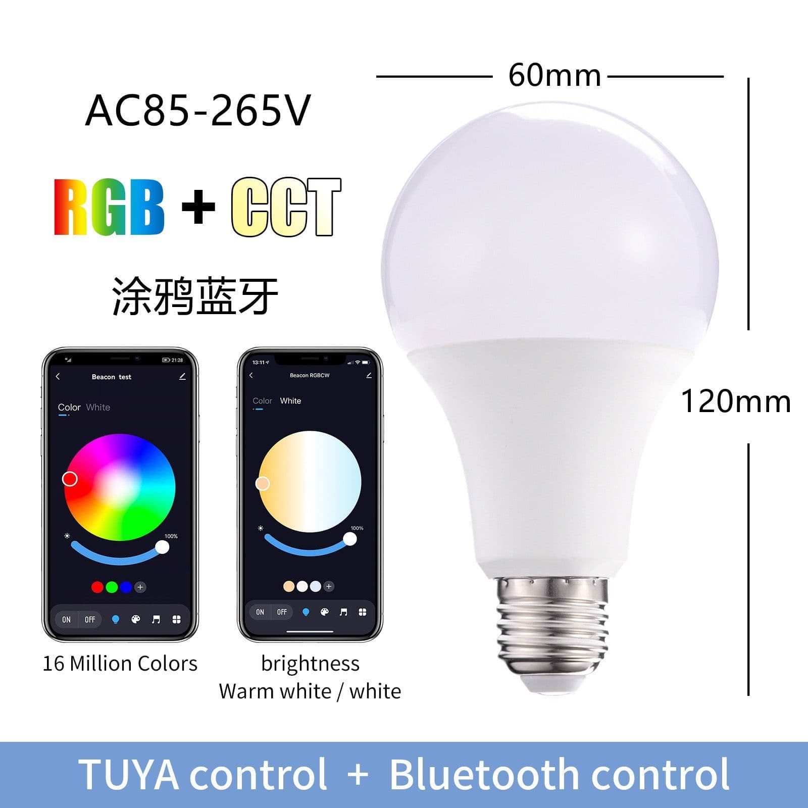 image-Smart graffiti light bulb alexa Google home voice control mobile phone app control wifi smart light bulb