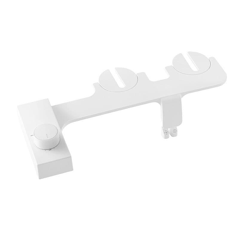 image-Ultra-Thin Toilet Bidet Cleaner, Dual Nozzle, EU CE Certified, 6mm Thickness, Manual