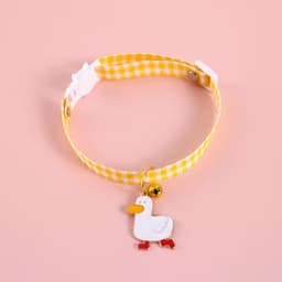 image-Dayuanzi Pet Collar - Denim Pink Cat Claw S
