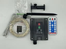 image-Xincheng Solar String Lights Purple Remote Control