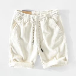 image-Boys' Summer Casual Shorts - White Straight Loose