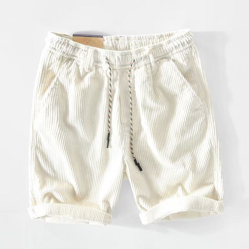 image-Boys' Summer Casual Shorts - White Straight Loose