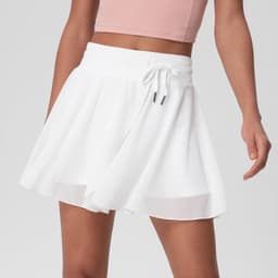 image-Yoga Skirt Shorts - Daisy Purple XL High Waist