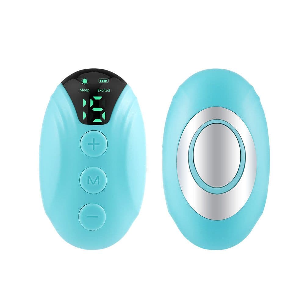 image-Cross-border smart hand-held sleep instrument portable micro-current assisted decompression sleep aid wireless charging sleep egg