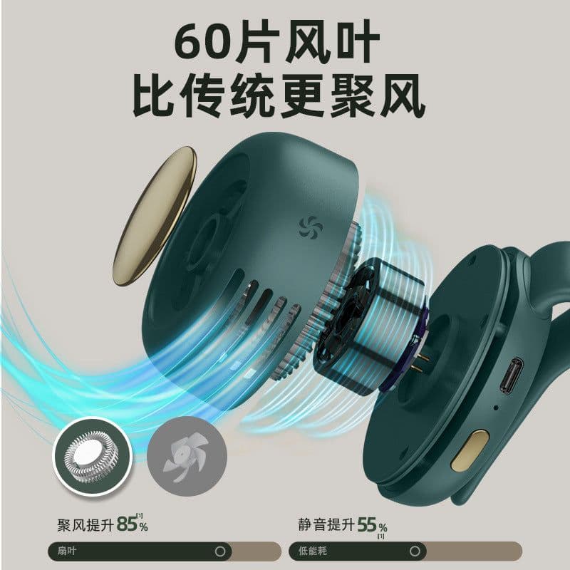 image-2024 Mini Portable Clip Fan - Leafless
