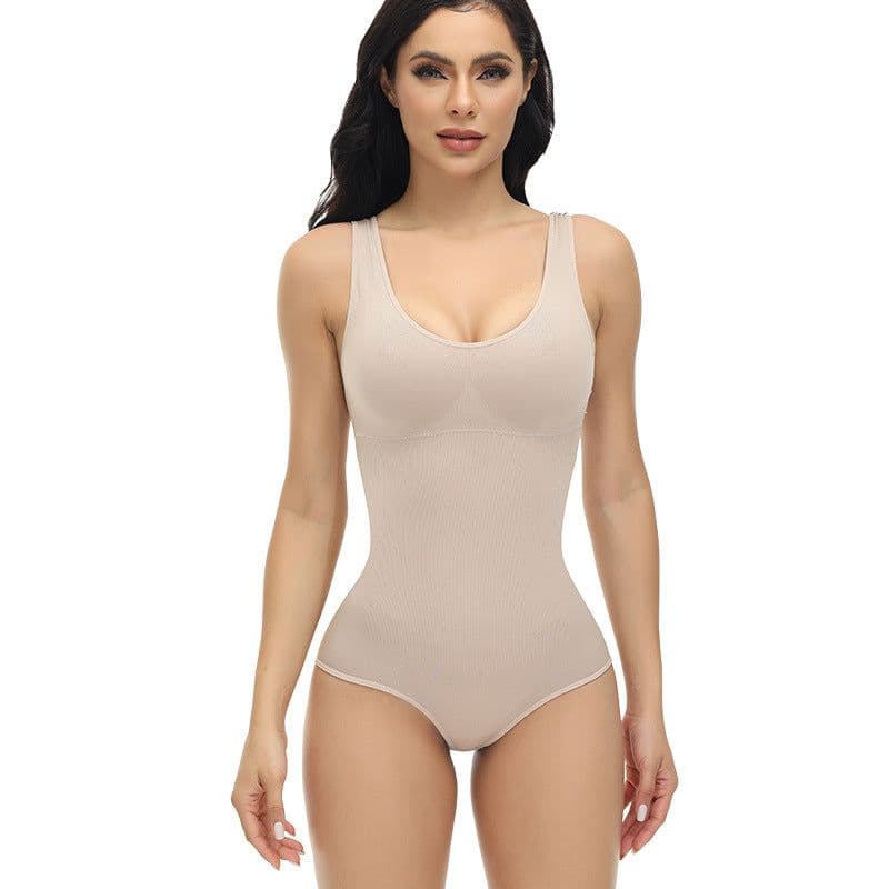 image-European and American one-piece corsets to control abdomen, lift buttocks, shape and shape women's postpartum waist underwear, elastic body corset