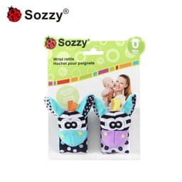 image-Sozzy Baby Rattle Socks Wrist Strap 0-1Y