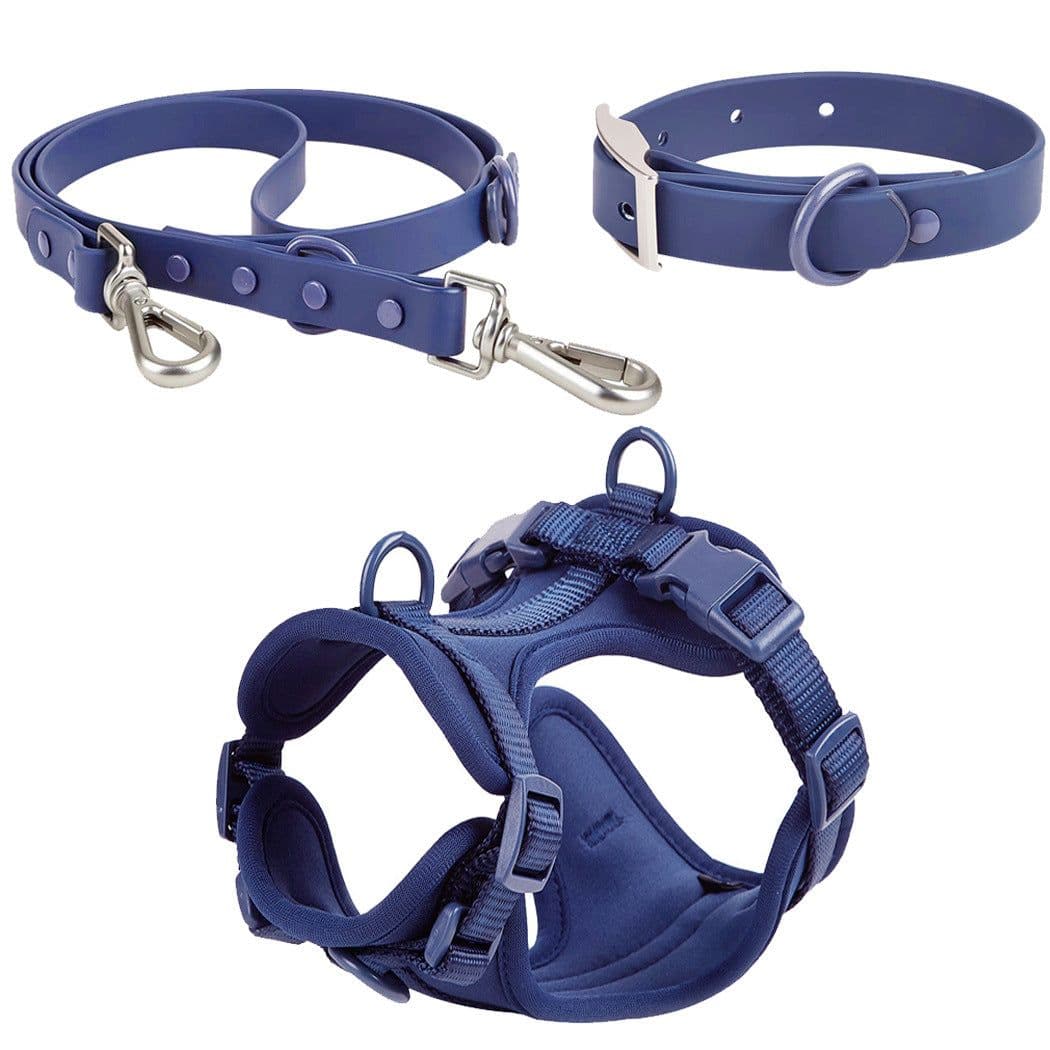 image-The new WidOne with the same pvc pet leash collar large and small dogs dog leash pet chest harness
