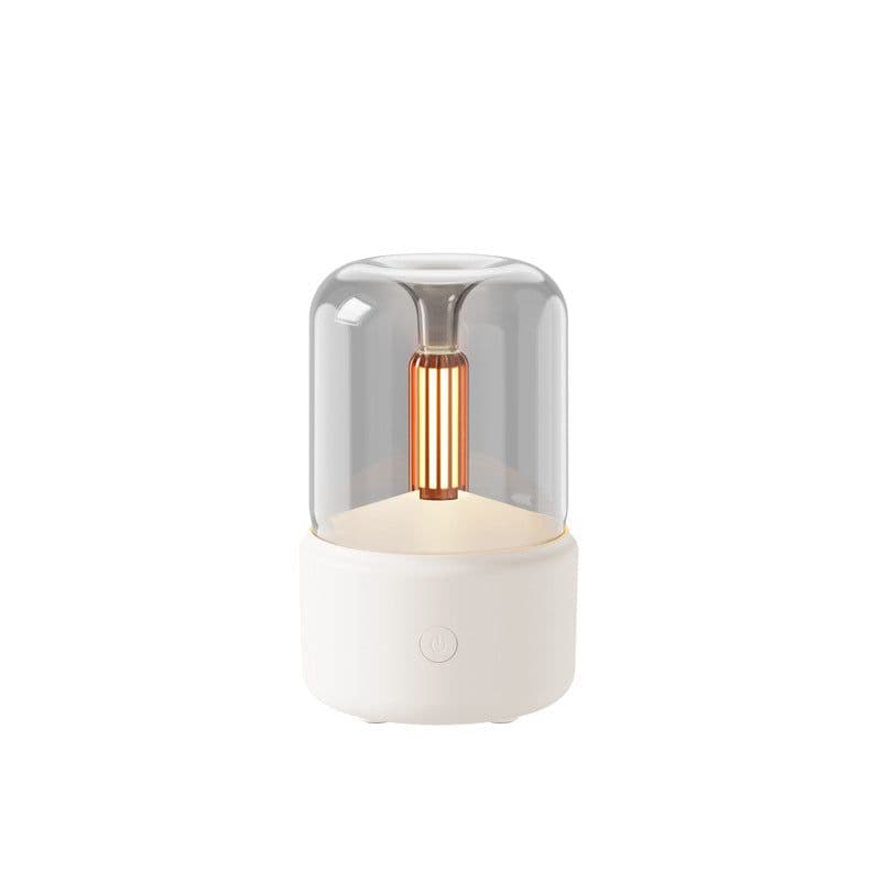 image-Output: 2022 Candlelight Aromatherapy USB Humidifier Desktop - Atmosphere (65 characters)