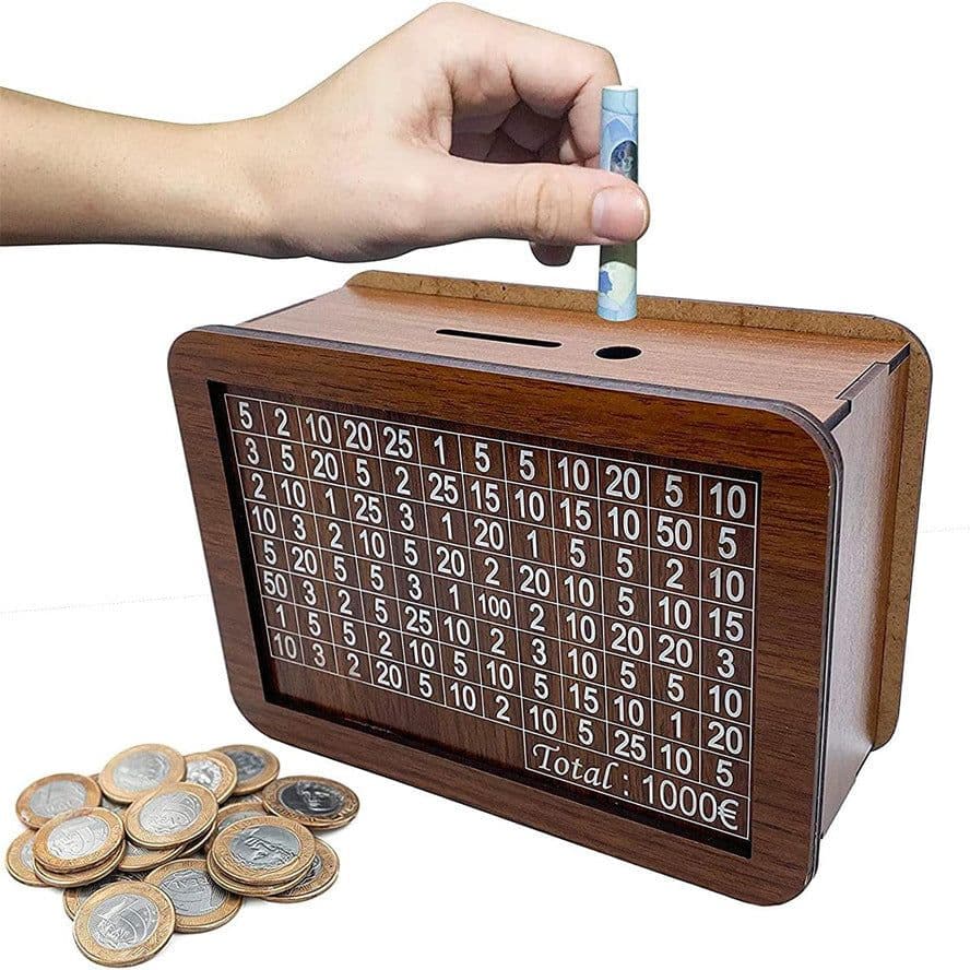 image-Cross-border popular Money Box with Counter wooden piggy bank coin box wooden crafts