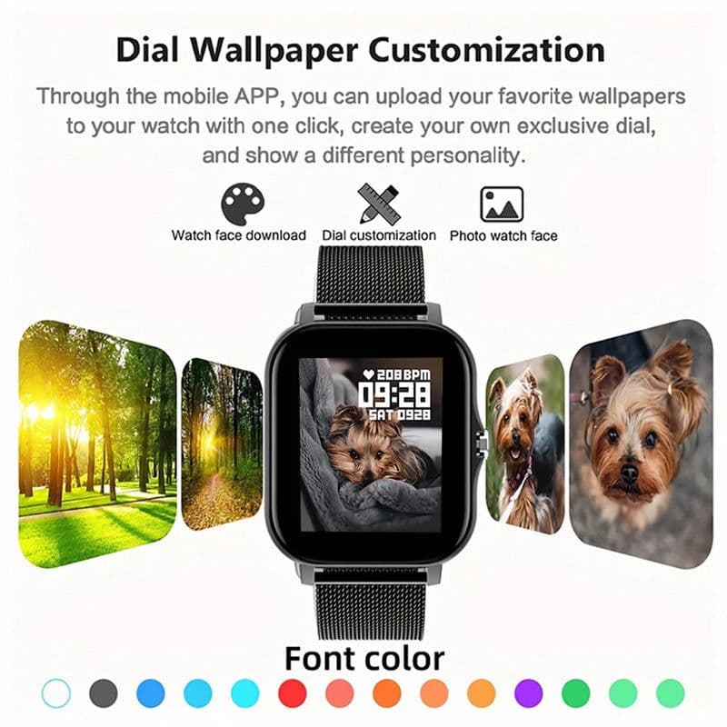 image-Cross-border hot-selling smart watch 1.44-inch screen full touch smart watch men and women Bluetooth call Y13 watch